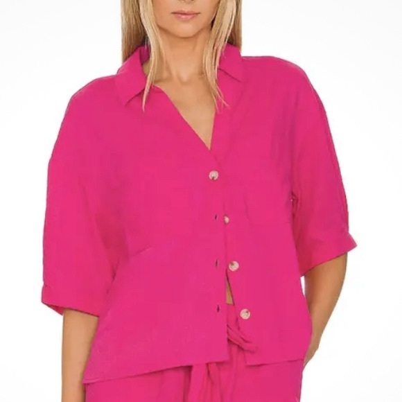 Sanctuary - Easy On Me Satin Blouse